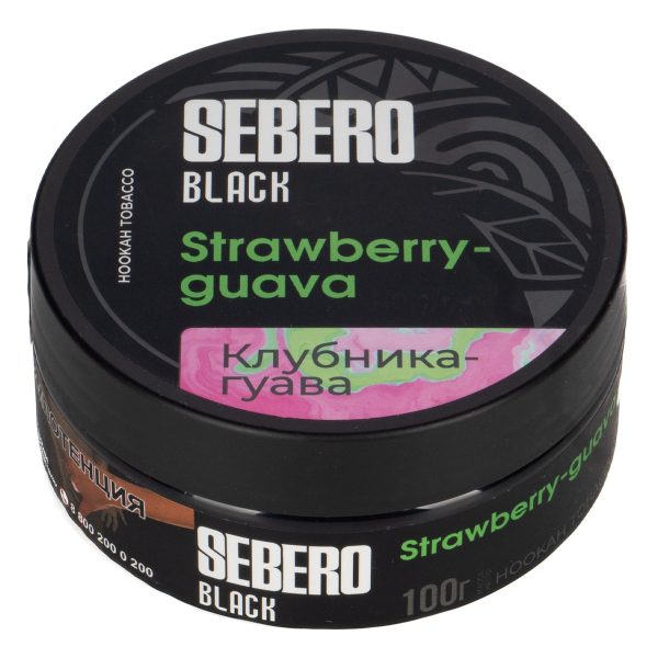 Табак Sebero Black Strawberry Guava  100 грамм в Челябинске