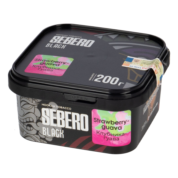 Табак Sebero Black Strawberry Guava  200 грамм в Челябинске
