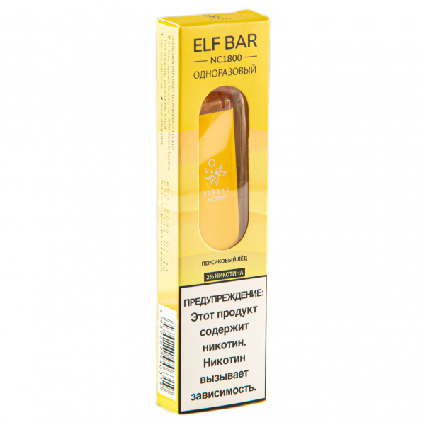 ELF BAR NC Peach Ice (1800 затяжек) 20 мг в Челябинске