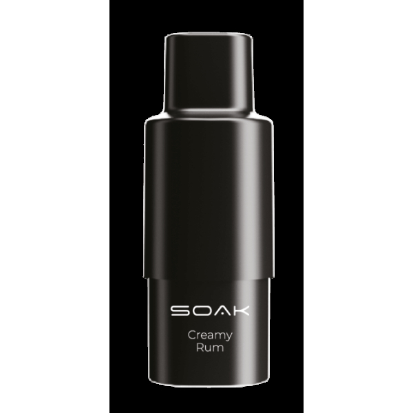 Картридж SOAK Q Кремовый ром (1500 затяжек) в Челябинске