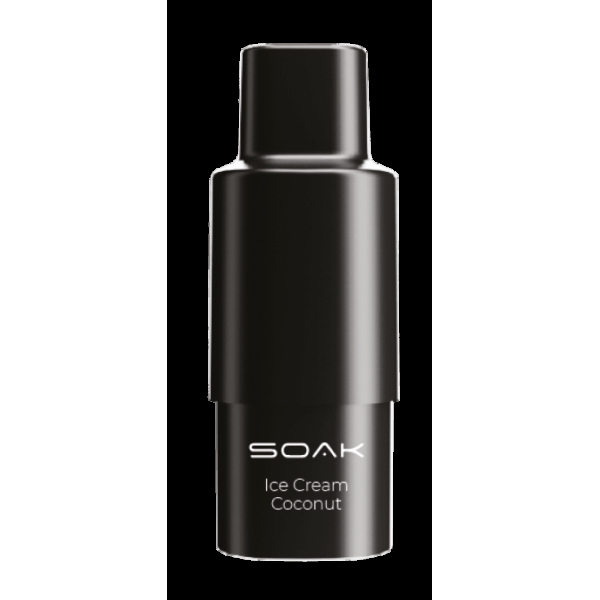 Картридж SOAK Q Кокосовое мороженое (1500 затяжек) в Челябинске