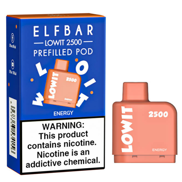 Картридж Elf Bar Lowit 2500 20 мг, 6 мл (Energy) в Челябинске