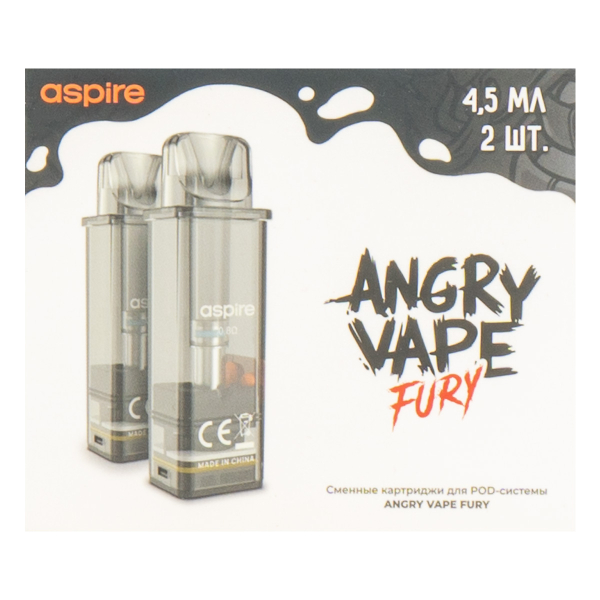 Картридж Brusko Angry Vapefury 4.5 мл (2шт) в Челябинске