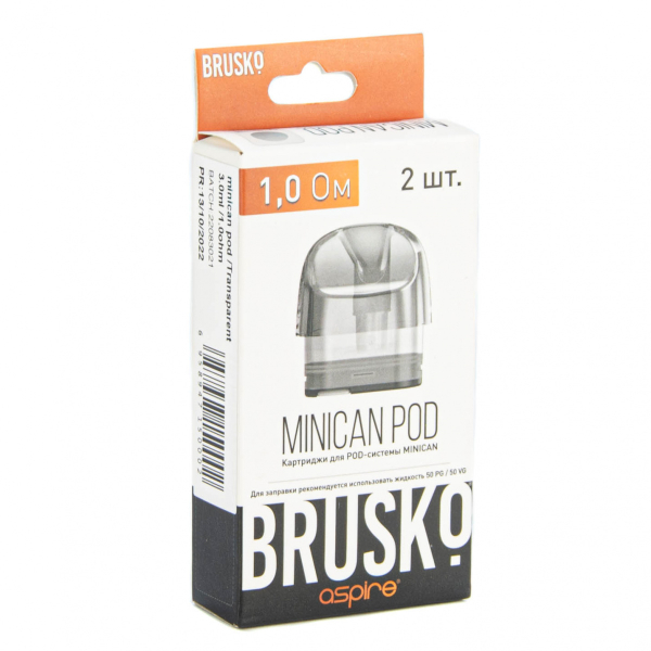 Картридж Brusko Minican прозрачный (2шт.) 0,8 в Челябинске