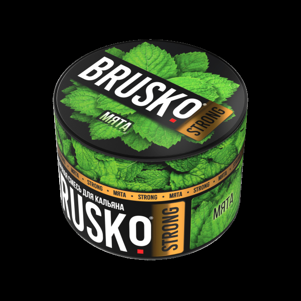 Смесь Brusko Strong мята  50 гр в Челябинске