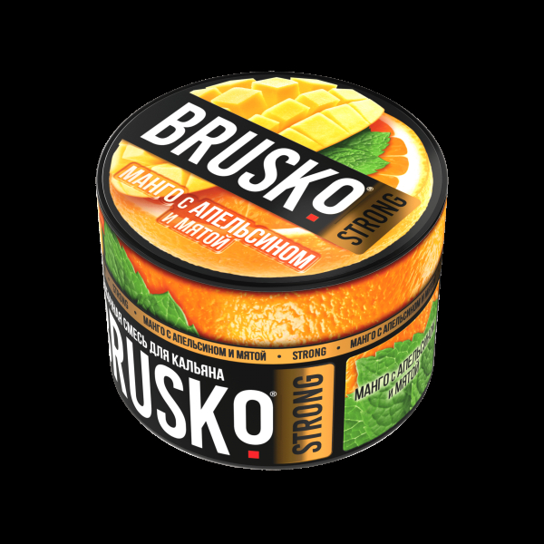 Смесь Brusko Strong манго с апельсином и мятой  50 гр в Челябинске
