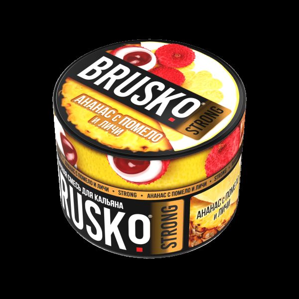 Смесь Brusko Strong ананас с помело и личи  50 гр в Челябинске