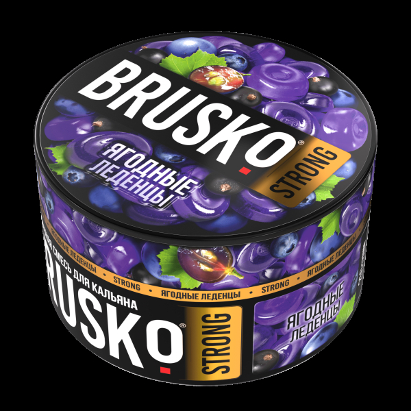 Смесь Brusko Strong ягодные леденцы  250 гр в Челябинске