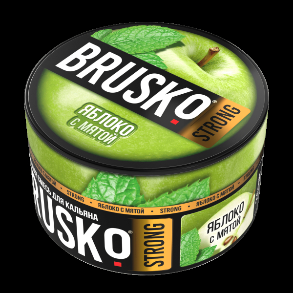 Смесь Brusko Strong яблоко с мятой  250 гр в Челябинске