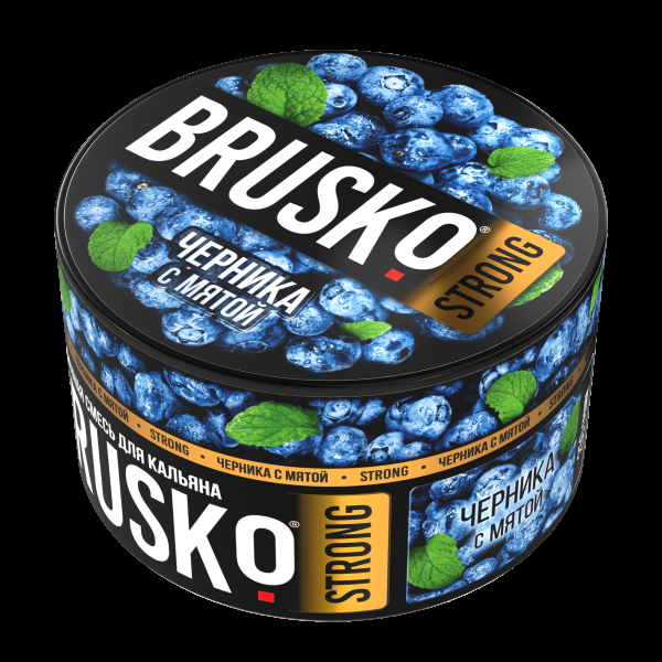 Смесь Brusko Strong черника с мятой  250 гр в Челябинске