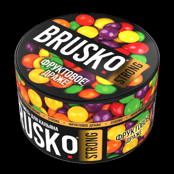 Смесь Brusko Strong фруктовое драже  250 гр в Челябинске