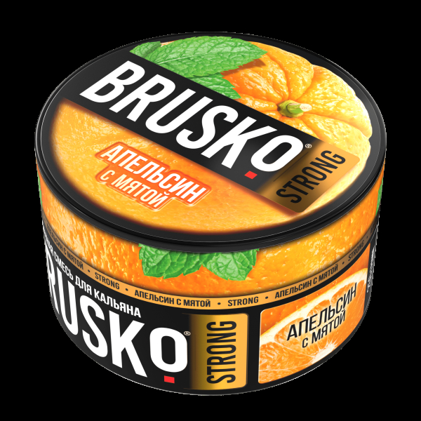 Смесь Brusko Strong апельсин с мятой  250 гр в Челябинске