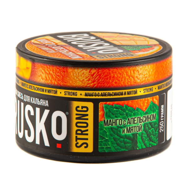 Смесь Brusko Strong манго с апельсином и мятой  250 гр в Челябинске