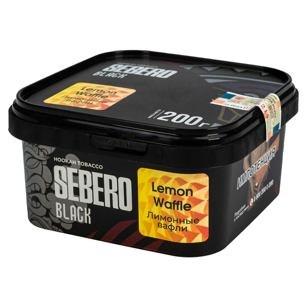 Табак Sebero Black Lemon Waffle  200 грамм в Челябинске