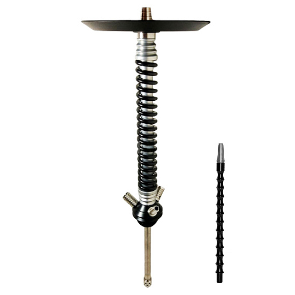 Кальян Mamay Custom V3 №12 Coilovers Хром-Черный  в Челябинске