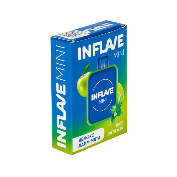 Inflave Mini Яблоко Лайм Мята (1000 Затяжек) в Челябинске