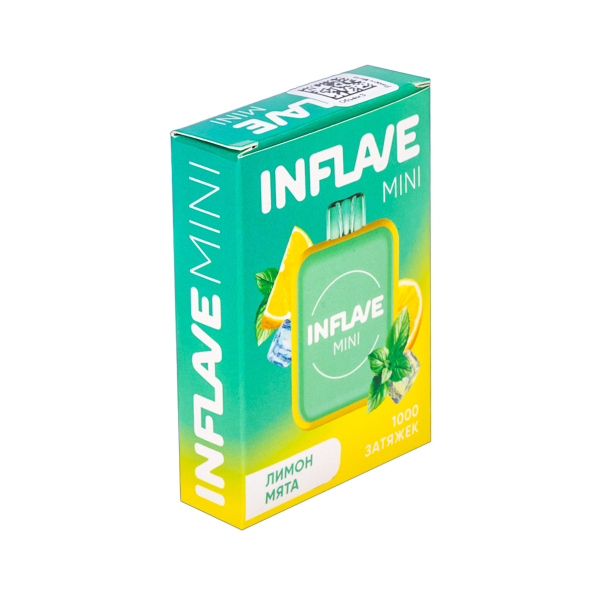 Inflave Mini Лимон Мята (1000 Затяжек) в Челябинске
