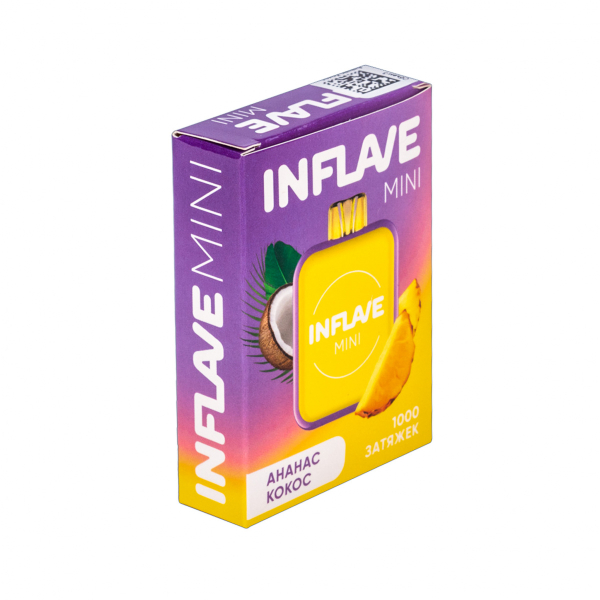 Inflave Mini Ананас Кокос (1000 Затяжек) в Челябинске