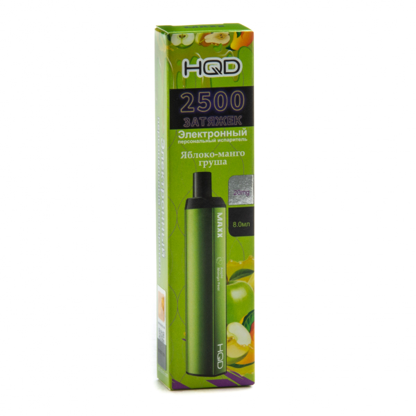 Hqd Maxx Яблоко Персик (2500 Затяжек) в Челябинске