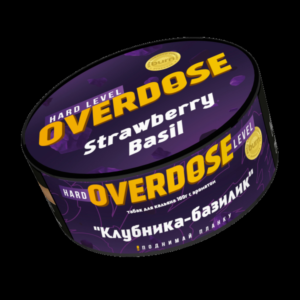 Табак Overdose Strawberry Basil  100 грамм в Челябинске