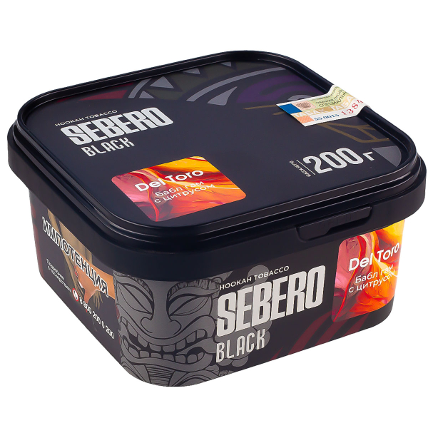Табак Sebero Black Del Toro  200 грамм в Челябинске