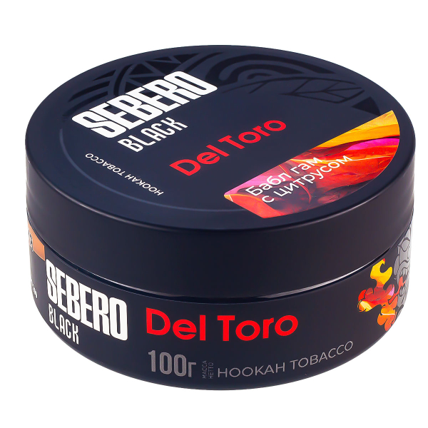 Табак Sebero Black Del Toro  100 грамм в Челябинске