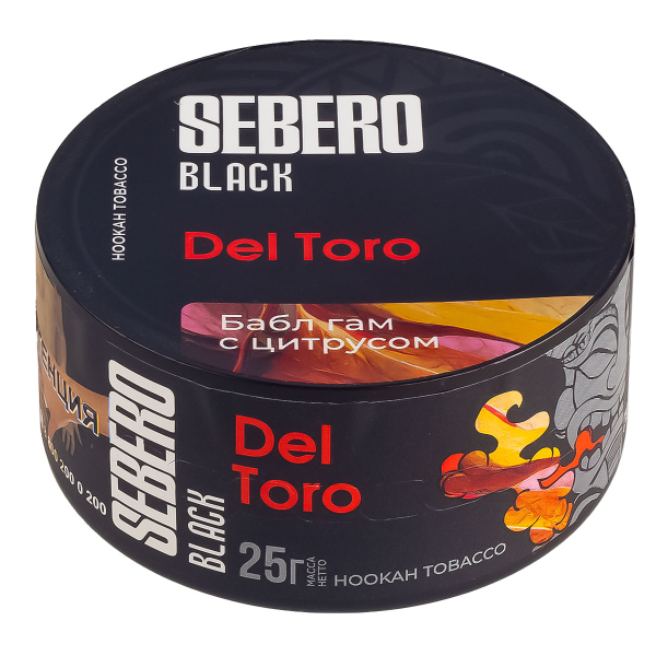 Табак Sebero Black Del Toro  25 грамм в Челябинске