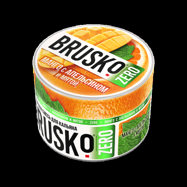 Смесь Brusko Манго С Апельсином И Мятой (Zero)  50 гр в Челябинске