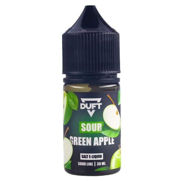 Жидкость Duft Sour Line Salt 20 Green Apple 30 Мл в Челябинске