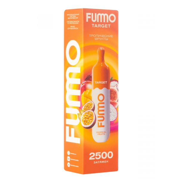 Fummo Target Тропические Фрукты (2500 Затяжек) в Челябинске