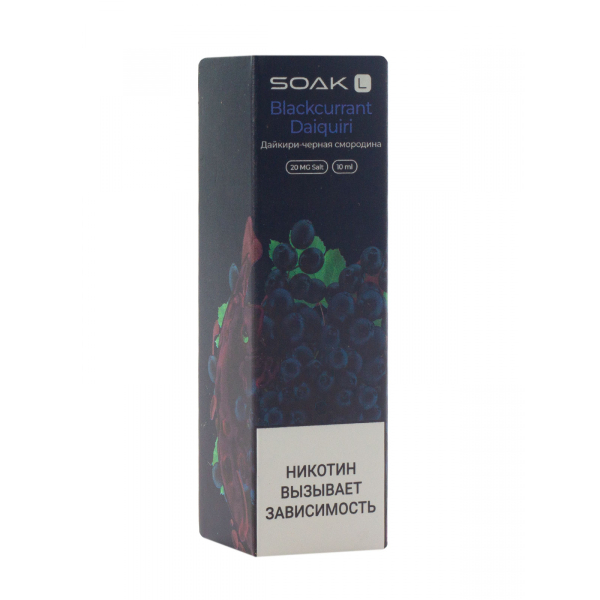 Жидкость Soak Blackcurrant Daiquiri 10 Мл 2 Мг в Челябинске