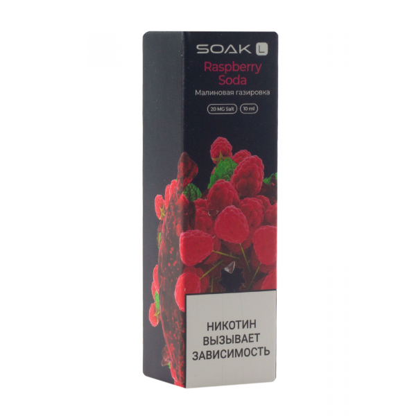 Жидкость Soak Raspberry Soda 10 Мл 2 Мг в Челябинске