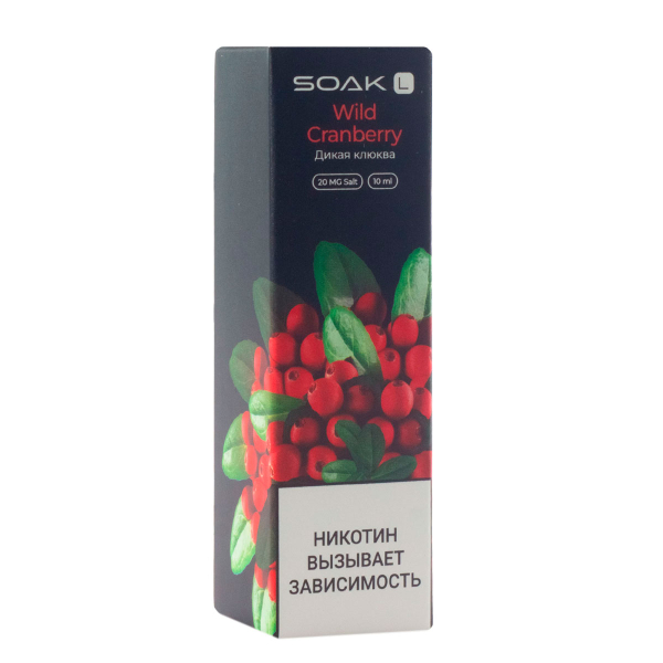Жидкость Soak Wild Cranberry 10 Мл 2 Мг в Челябинске