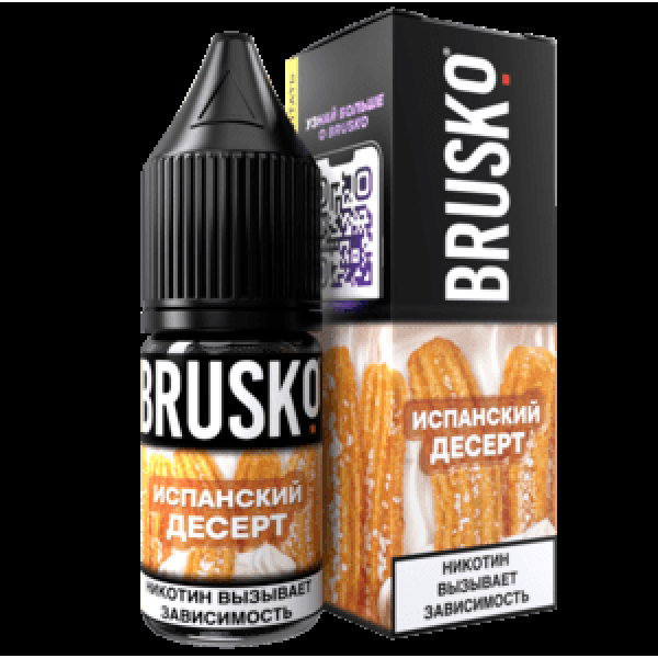 Жидкость Brusko Salt Испанский Десерт 10 Мл 2 Мг в Челябинске