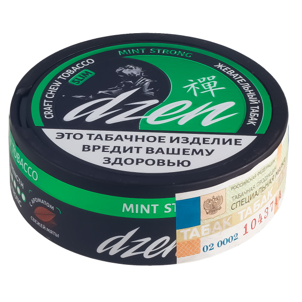Жевательный табак Dzen Strong Slim Mint 9 грамм в Челябинске
