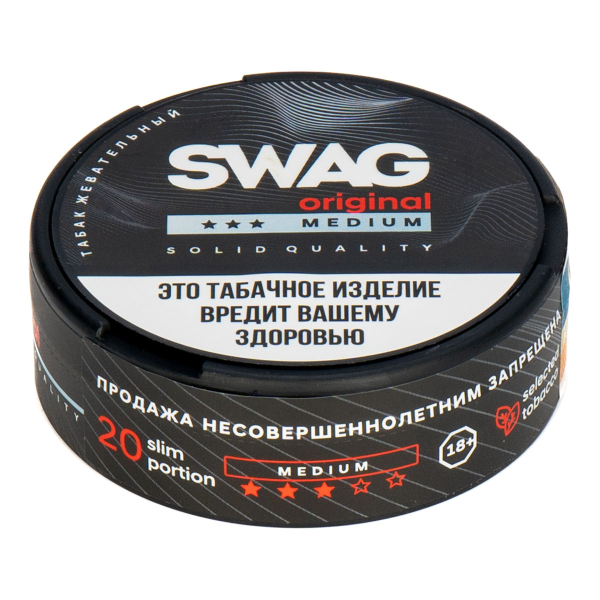 Жевательный табак Swag Medium Original 10 грамм в Челябинске