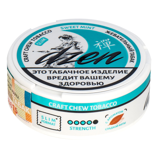 Жевательный табак Dzen Slim Sweet Mint 9 грамм в Челябинске
