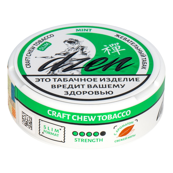 Жевательный табак Dzen Slim Mint 9 грамм в Челябинске