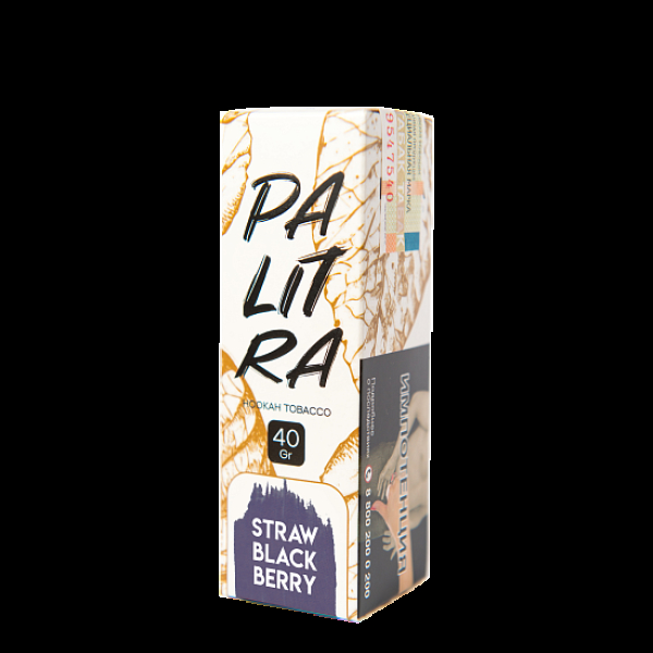 Табак Palitra Straw Black Berry (Земляника Ежевика)  40 грамм в Челябинске