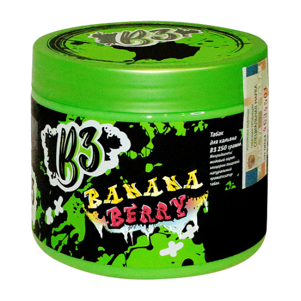 Табак B3 Bananaberry  250 грамм в Челябинске