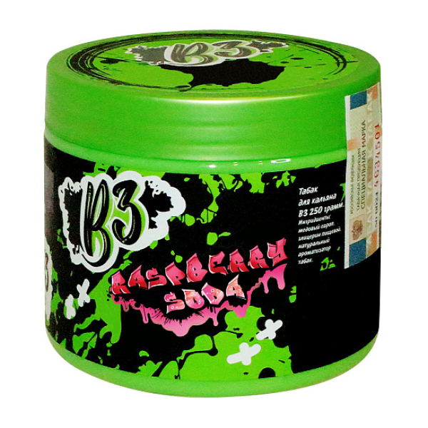 Табак B3 Raspberry Soda  250 грамм в Челябинске