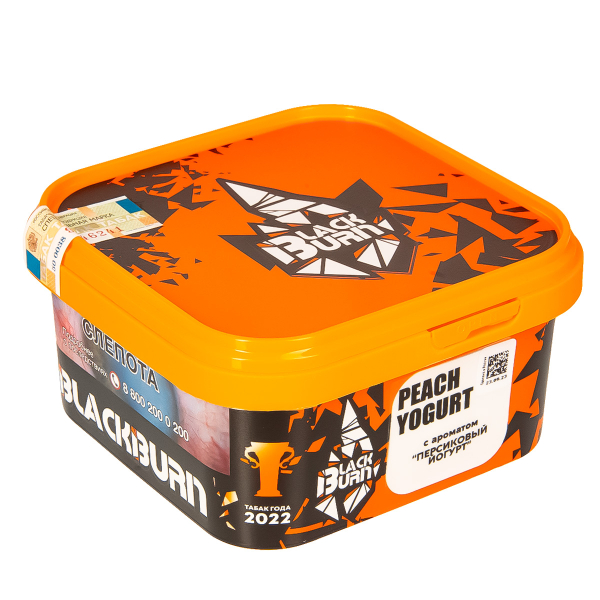 Табак Burn Black Peach Yogurt  200 грамм в Челябинске