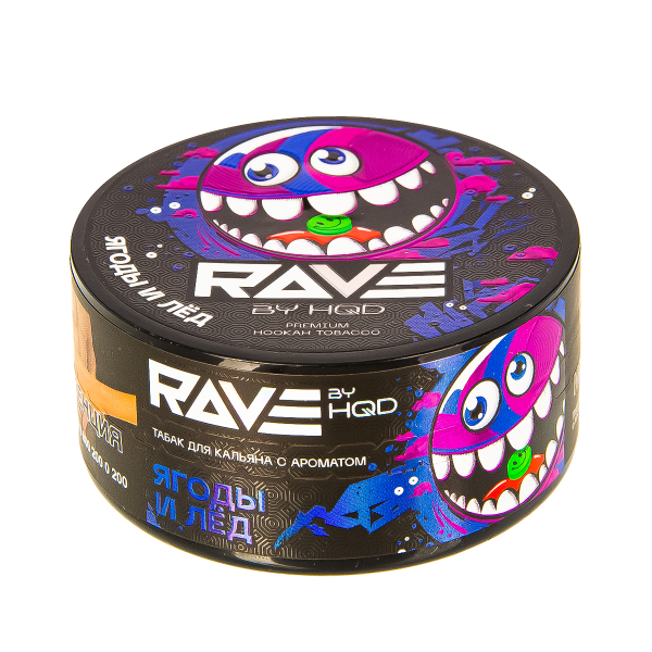 Табак Rave By Hqd Ягоды И Лед  25 грамм в Челябинске