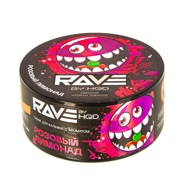 Табак Rave By Hqd Розовый Лимонад  25 грамм в Челябинске