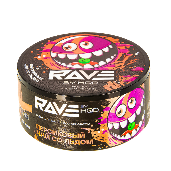 Табак Rave By Hqd Персиковый Чай Со Льдом  25 грамм в Челябинске