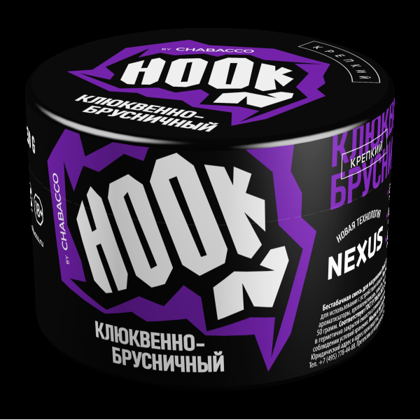 Табак Hook Клюквенно-Брусничный  50 грамм в Челябинске