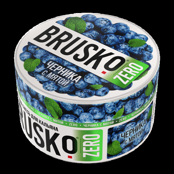 Смесь Brusko Черника С Мятой (Zero)  250 гр в Челябинске