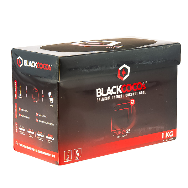 Уголь Blackcoco’s Кокосовый 72 Шт (25 Мм) в Челябинске