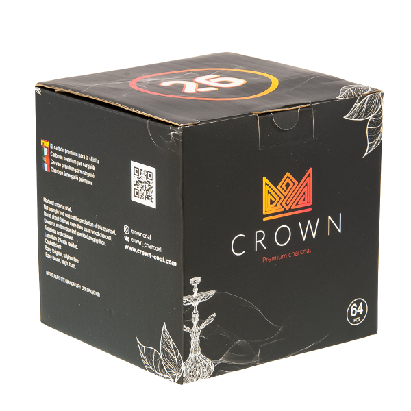 Уголь Crown Кокосовый 64 Шт (26 Мм) в Челябинске