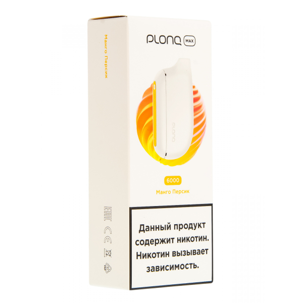 Plonq Max Манго Персик (6000 Затяжек) 20 Мг в Челябинске